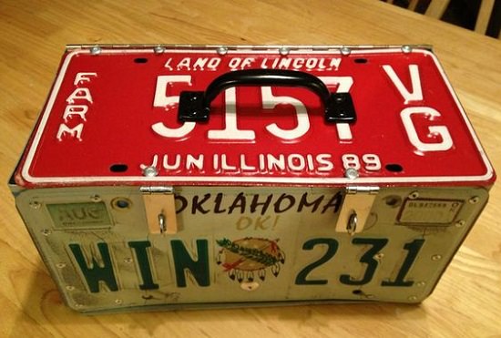 29 License Plate Diy Ideas To Recycle Junk Into Useful Items Cradiori