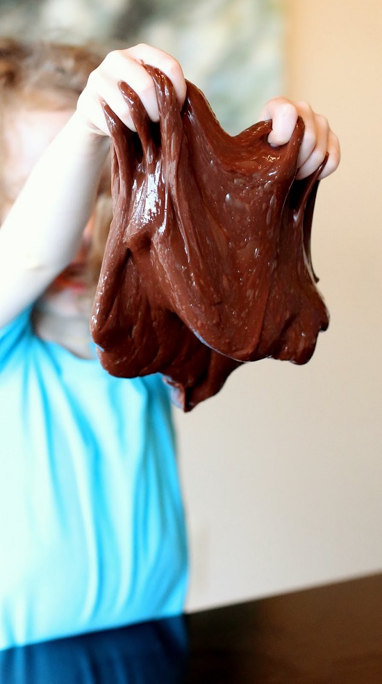 Chocolate Stretchy Slime Recipe