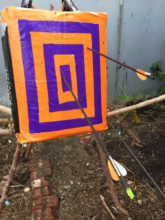 Archery Target from a Bag