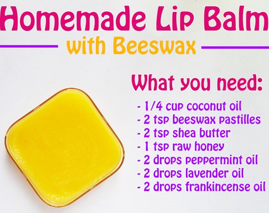 DIY Beeswax Lip Balm 3