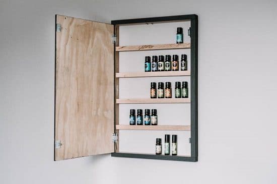 DIY Hidden Essential Oil Storage