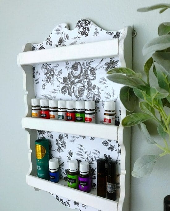 Spoon Rack Essential Oils Storage