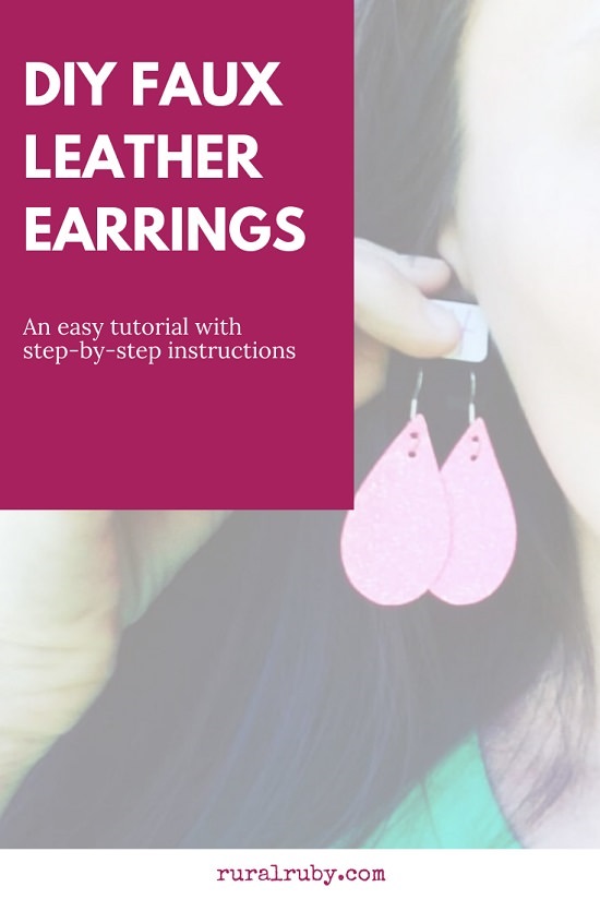 Faux Leather Earrings