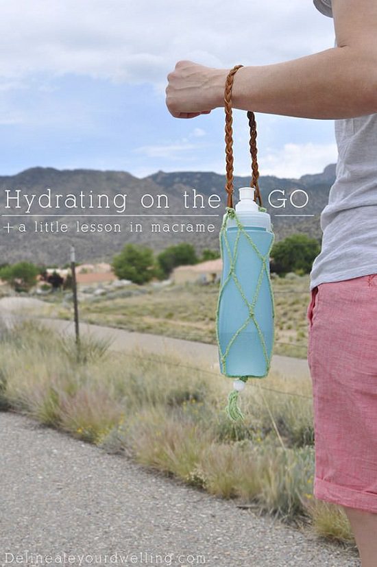 DIY Water Bottle Holder Ideas6