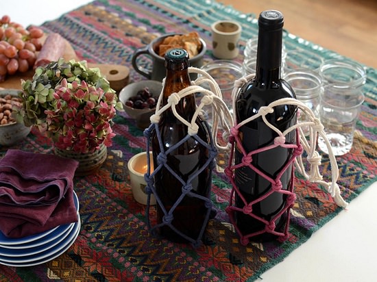 Dip-Dyed Bottle Holder