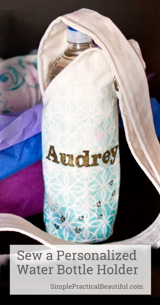 Personalized Water Bottle Holder