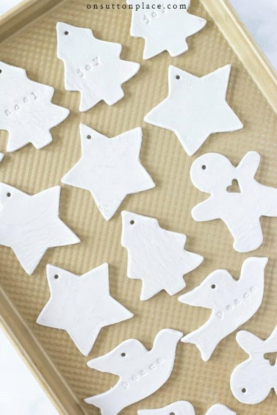 Air Dry Clay Ornament Ideas2