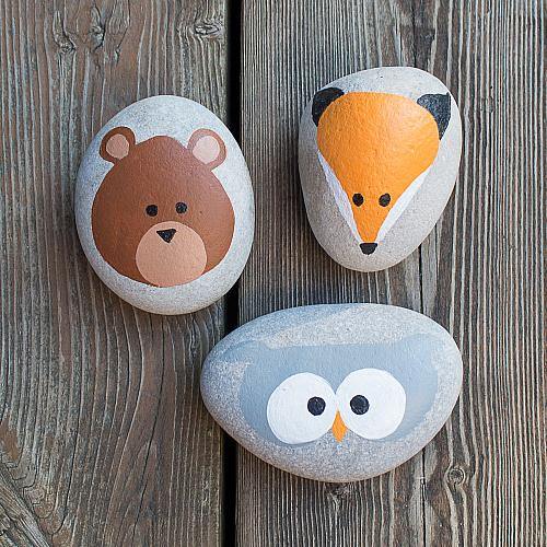 Painted Animal Rocks