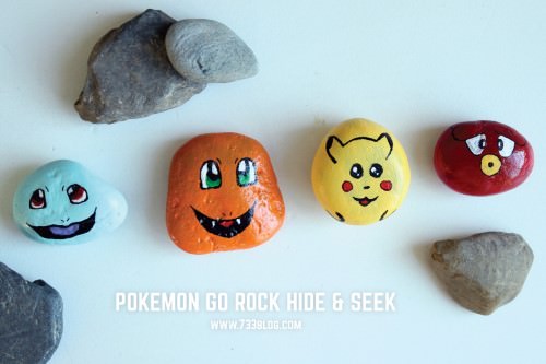 Pokemon Painted Rocks
