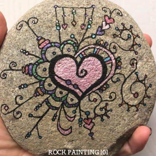 Cool Rock Painting Ideas15