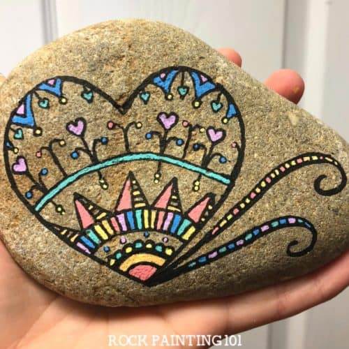Cool Rock Painting Ideas14