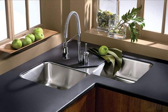 Corner Under-mount Sinks