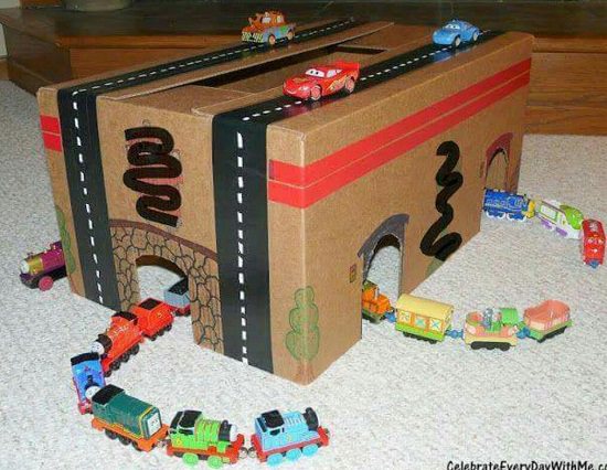 Cardboard Sports Tunnel