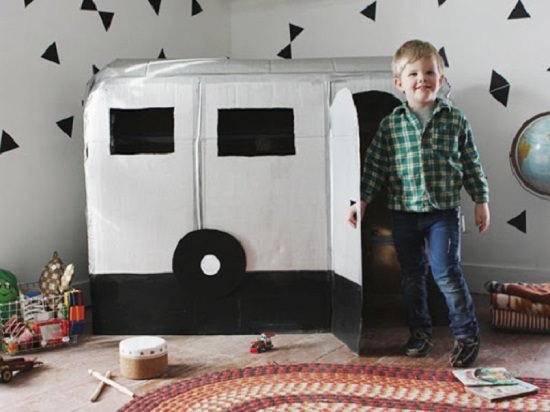 Cardboard Box Camper