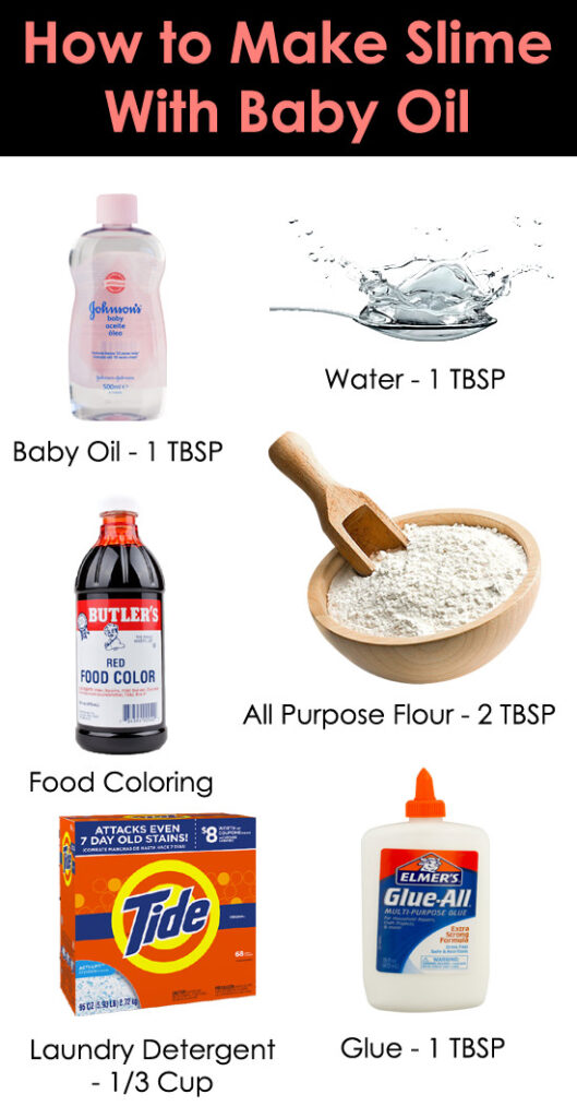 How to Make Slime with Baby Oil2