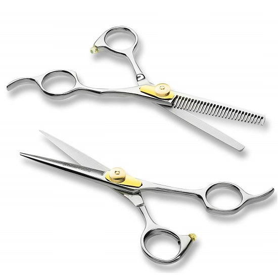 Sharpen Hair Scissors with Aluminum Foil1