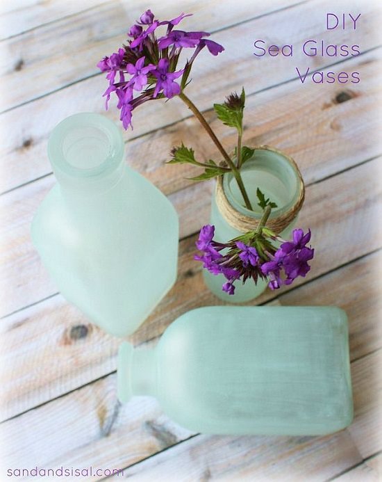 Sea Glass Vase 