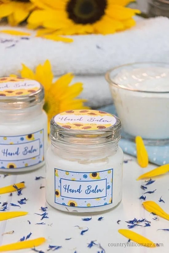 Natural Oil-Based Hand Lotion