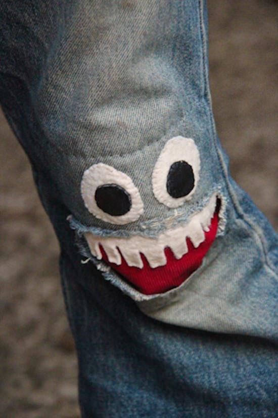Cute Patched Jeans Ideas3