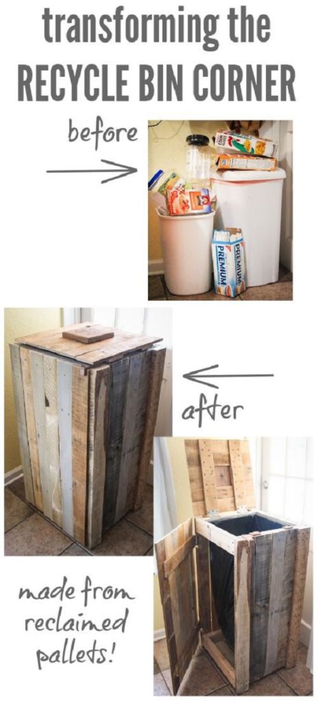 Rustic Trashcan 