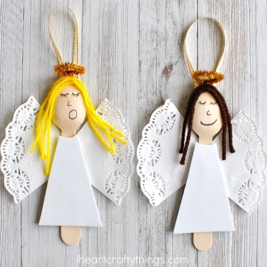 Christmas Doily Angels3