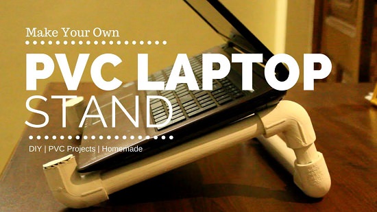 PVC Pipe Laptop Stand2