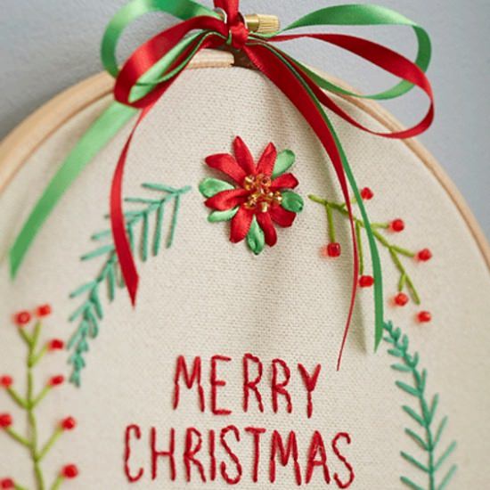 Christmas Embroidery Letters DIY2
