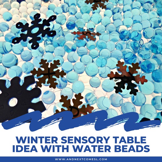 Winter Sensory Table 