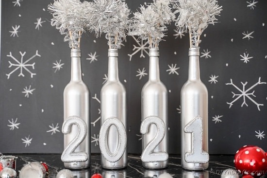 New Year's Eve Wine Bottle Decoration4