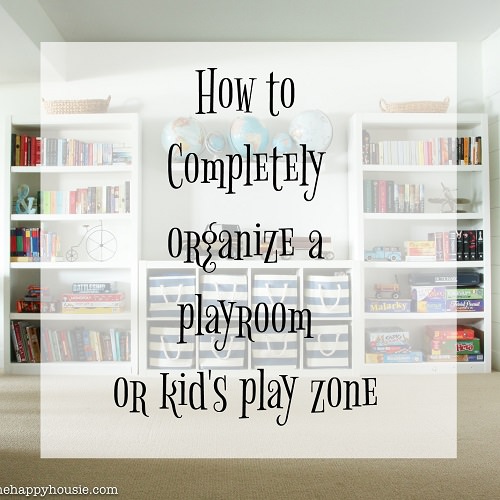 Playroom Organizing Steps 