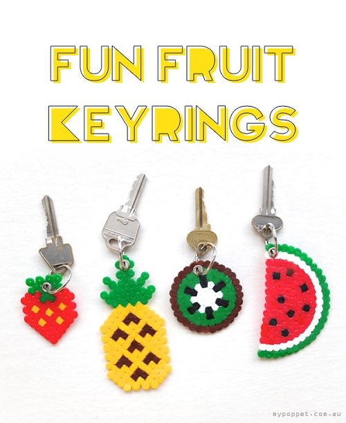  DIY Gift Idea: Fun Fruit Keyrings