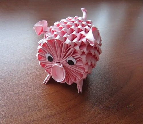 3D origami Piggy