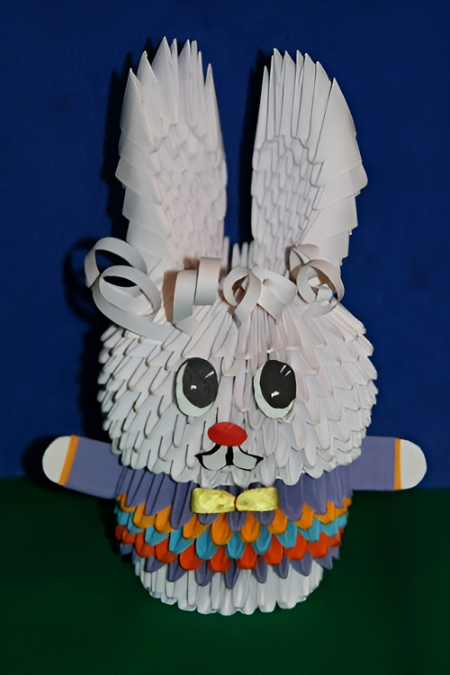 bunny 3d origami