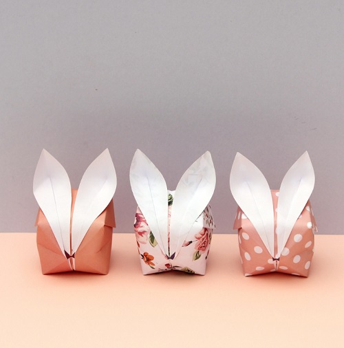 easter bunny rabbits origami