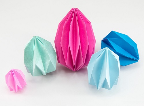 easter eggs origami