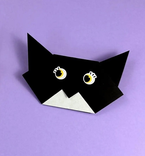  Origami Cat Face free pattern