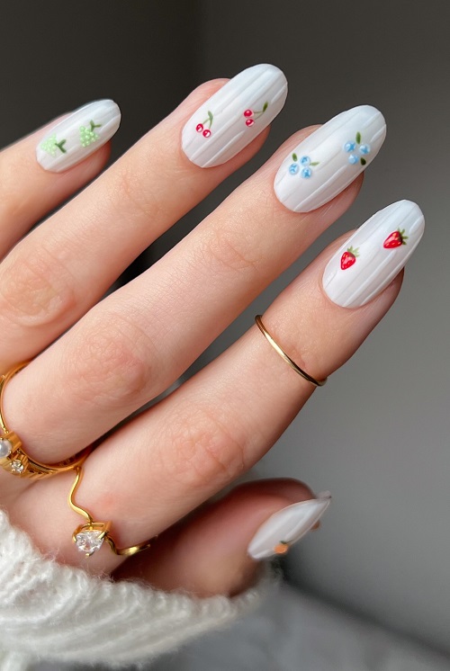 fruity nail art