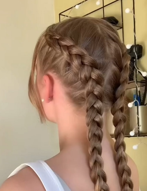 French Braids hairstyle
