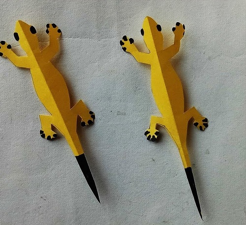 easy origami lizard