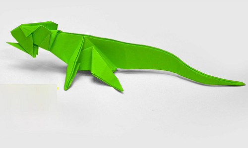 make origami lizard