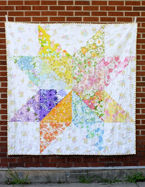 Giant Vintage Star Quilt
