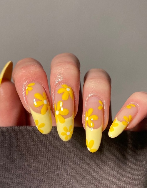Summer Yellow Nail Designs 1