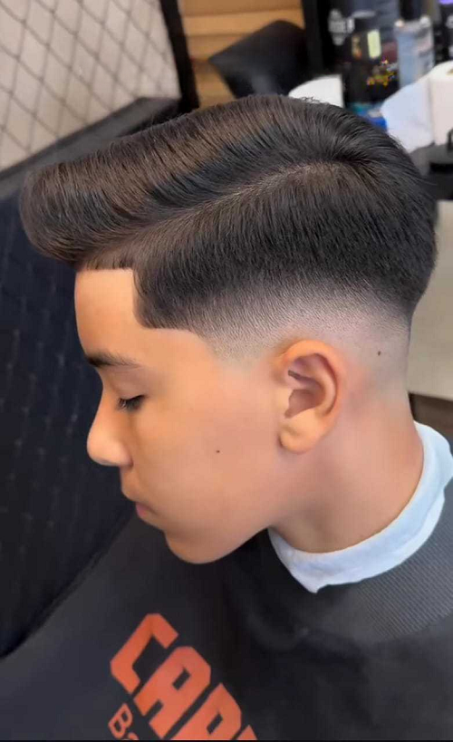 School boys fade haircut tutorial