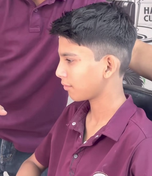 One Side Haircut for boys