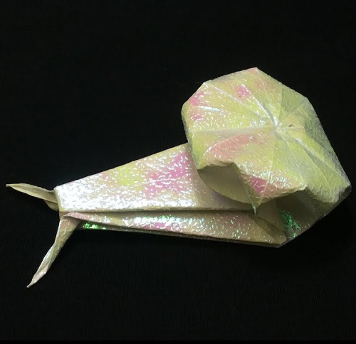 Traditional Origami Snail Tutorial