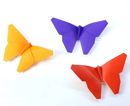 How to make a very easy origami butterfly