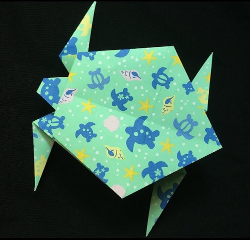 Traditional Origami Turtle