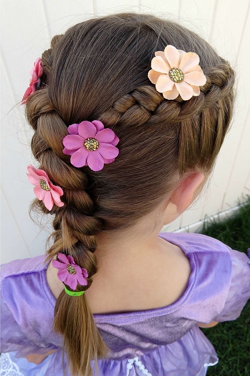 Easy Rapunzel Braid