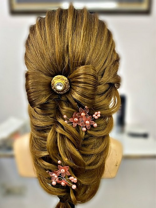 Creative mermaid look hairstyle tutorial