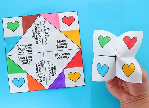 fold the Origami Fortune Teller game